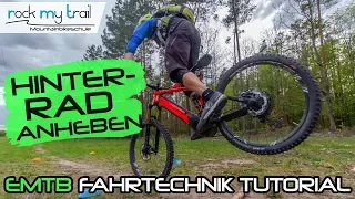 MTB Fahrtechnik Tipps | Hinterrad anheben - Bunny Hop Grundlage, Springen & HR versetzen!