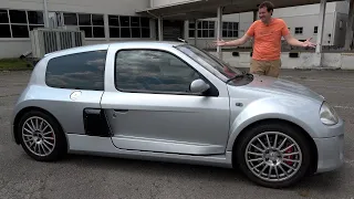 Renault Clio V6 - это удивительный средне-моторный хот хэтчбек