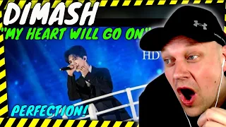 DIMASH With A FLAWLESS rendition of CELIN DION's " My Heart Will Go On! [ Reaction ]