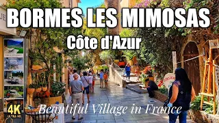 Beautiful Village in 🇨🇵 France - Bormes les Mimosas 4K Ultra HD footage