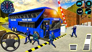 US Police Bus Mountain Driving Simulator 🚌💥 Gameplay 533√ || Bus Simulator || Flash Gameplay