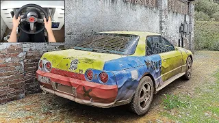 Rebuilding A Nissan Skyline R32 - Forza Horizon 5 (Steering Wheel + Shifter) Gameplay