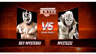 Triplemanía XXIII - Rey Mysterio Jr. Vs. Myzteziz (Sin Cara, Místico) Highlights