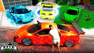 ROBANDO COCHES ELEMENTALES en GTA 5! (MODS) - ElChurches