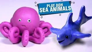 Top 5 Play Doh Craft Ideas | Making Of Play Doh Sea Animals | DIY Animal Crafts | Easy DIY