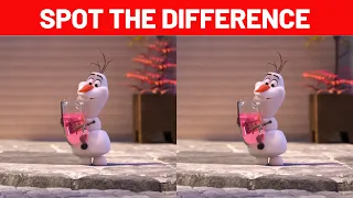 OLAF At Home With Olaf SPOT THE DIFFERENCE 🔎  Brain Games |Bet You Can't FIND THE DIFFERENCE