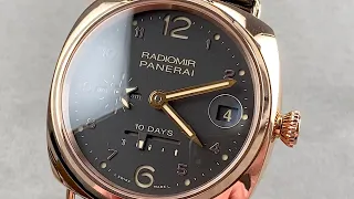 Panerai Radiomir 10 Days GMT Oro Rosso PAM 497 Panerai Watch Review