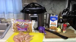 7 Min. Pressure Cooker Chicken Noodle Soup