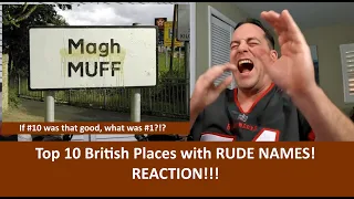 American Reacts Top 10 British Places With Rude Names REACTION