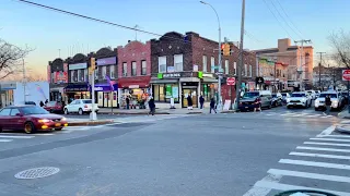 Exploring Cypress Hills Brooklyn and Ozone Park Queens NY [4K HDR]