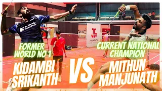 SRIKANTH KIDAMBI VS MITHUN MANJUNATH:ASIAN GAMES 2023 SELECTION TRIALS