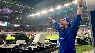 DJ Tony Perry plays “Sweet Caroline”. England v Denmark, Semi Final, UEFA EURO 2020.