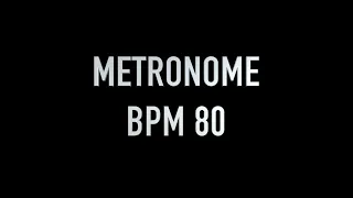 Metronome Bpm 80 1 Hour 메트로놈 80 Tempo 1시간