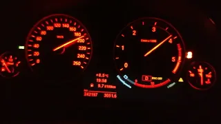 BMW 525D (6Cyl) F10 Stage1 0-200 KMh Acceleration 295HP