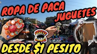 TIANGUIS de LAS TORRES los MEJORES PUESTOS de ROPA DE PACA Y JUGUETES desde $1 PES0 #chachareando