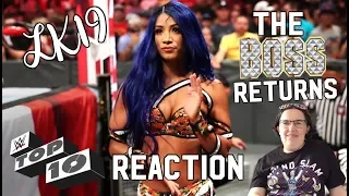 LK19 - #WWE Top 10 - Sasha Banks most Savage moments Reaction