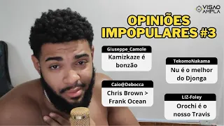 Opiniões IMPOPULARES SOBRE O RAP NACIONAL! #3