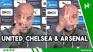 United, Chelsea & Arsenal should win ALL the titles! Pep ANGERED by 'boring' claims 😤