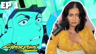 SO SAD ALREADY?│CYBERPUNK EP 1 REACTION - First time watching!