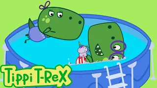 En la piscina como un megalodón | Tippi T-Rex Episodios Completos