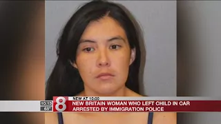 Woman who left child in vehicle at Walmart in East Windsor arrested by ICE officials