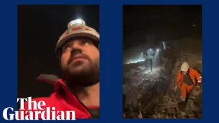 'I could feel shaking': Aid worker films moments after new earthquake hits Turkey