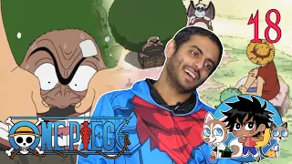 One Piece Episode 18 You're the Weird Creature! Gaimon and His Strange Friends! REACTION