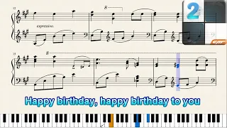 Happy Birthday To You - Piano Sheet Music