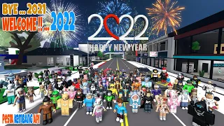 Malam Tahun Baru 2022 Pesta Kembang Api di Brookhaven Bersama Youtubers - Roblox Animasi