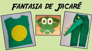 Fantasia de Jacaré com E.V.A e TNT