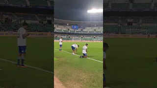 @ChennaiyinFC  players invoking the higher powers ahead of warm-up ⭐| #HeroISL #Shorts