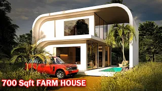 Modern 700sqft farm house with swimming pool ! | 4K - MH02