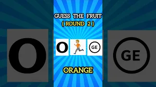 Guess The Fruit By Emoji 🍊🍉 | Fruit Quiz 2024 #quiz #fruit #shorts #emoji