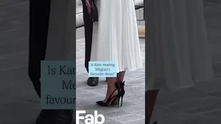 👀Did you notice this? Apparently they are Meghan’s favourite shoes! 👠 #katemiddleton #meghanmarkle