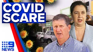 Goondiwindi on COVID-19 alert after community transmission | Coronavirus | 9 News Australia