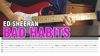 [FREE TABS] Bad Habits by Ed Sheeran | Guitar Instrumental Cover