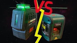 Test laserů - Parkside PKLL 7 vs. Parkside Performance PKLLP 360 B2