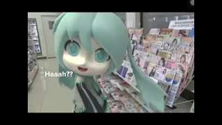 Miku at seven eleven ☺️