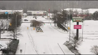 Snow in central Alabama