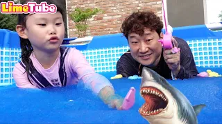 [20분] 재미있는 말랑이 거래 🤪 액체괴물 수영장 놀이 모음 Jellyfish pool play