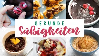 GESUNDE SNACKS/ SÜßIGKEITEN für zwischendurch, zum Abnehmen & Heißhunger | Essen mit wenig Kalorien