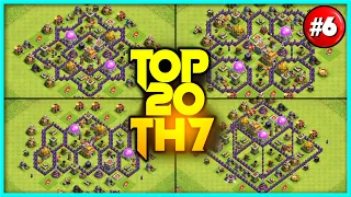 New Best Th7 base link War/Farming Base (Top20) With Link in Clash of Clans - th7 war base 2022