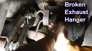 Fixing Broken Exhaust Hanger - No Welding