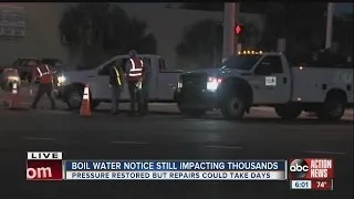 Boil water notice