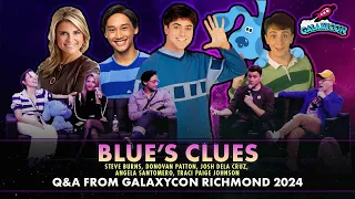 Blue's Clues Cast and Creator Q&A | GalaxyCon Richmond 2024 | Steve Burns, Josh Dela Cruz