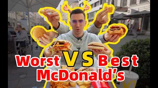 I tried McDonalds in 10 different Countries! Which one was the Worst?