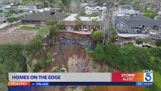 Landslide in Newport Beach puts 3 homes at risk