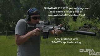 Duramag SS SR25 Pattern magazines for .308 and 6.5 Creedmoor