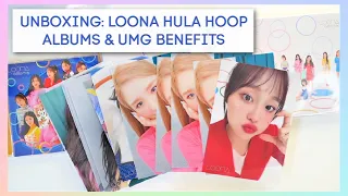 Unboxing: Loona's Japanese Debut! All Hula Hoop Versions & Universal Music Group Box Set & Benefits!