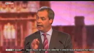 Nigel Farage Criticises Debate Audience